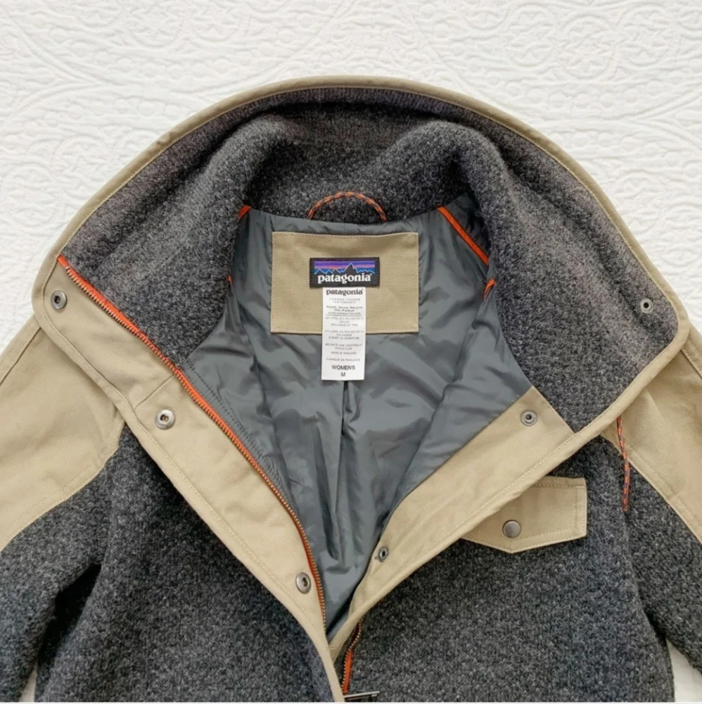 🔥RARE🔥 Patagonia Reclaimed Wool Parka Forge Gray Limited Edition 40th - Picture 6 of 16